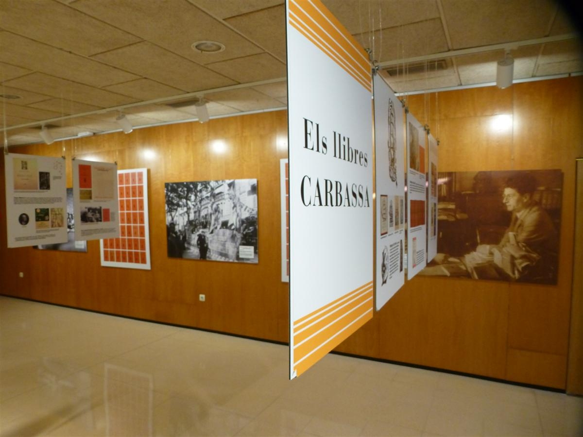 La planta inferior de la Biblioteca, on s'exposa la història de l'editorial