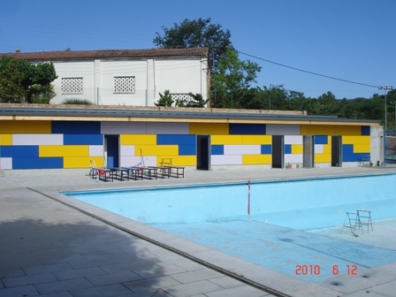 Els vestidors de la piscina