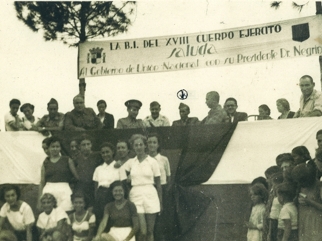 L'any 1938 Pujalt va acollir la Base d’Instrucció del XVIII Cos de l’Exèrcit Popular de la República. foto: Jacques Gongález