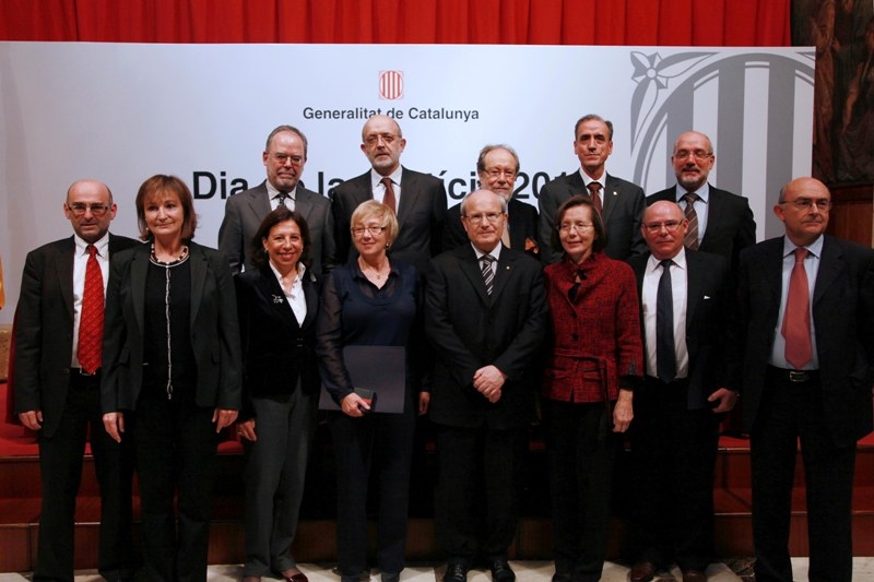 Els guardonats en el Dia de la Justícia - Foto: R. Moreno (Generalitat)