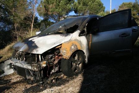 Vehicle cremat el 3 de gener a Vallbona