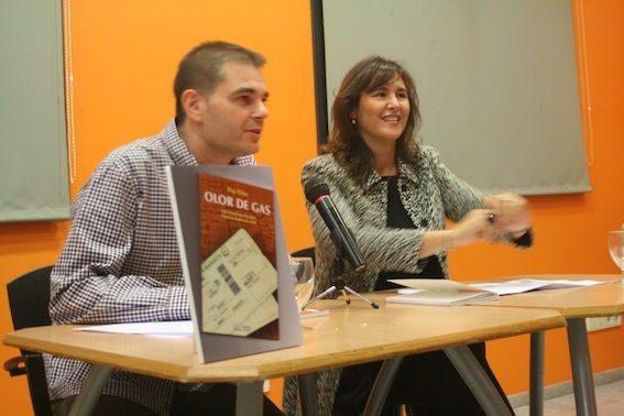 Pep Elias i Laura Borràs a la presentació del llibre