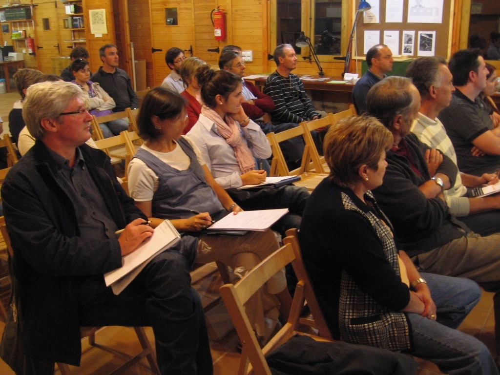 Xerrada sobre plaques fotovoltaiques a l'Observatori de Pujalt