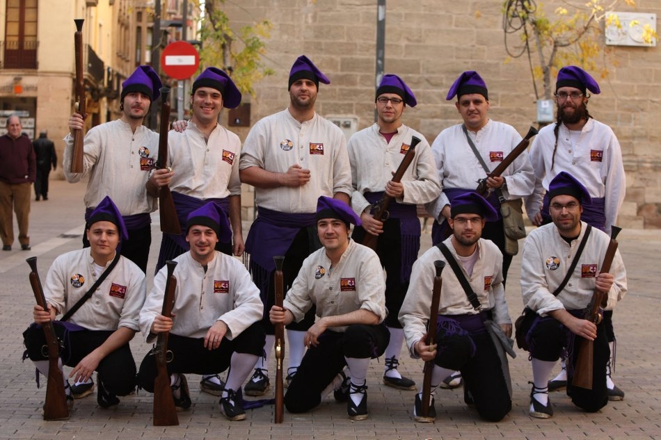 Fotografia del bateig de la colla / Santi Carbonell