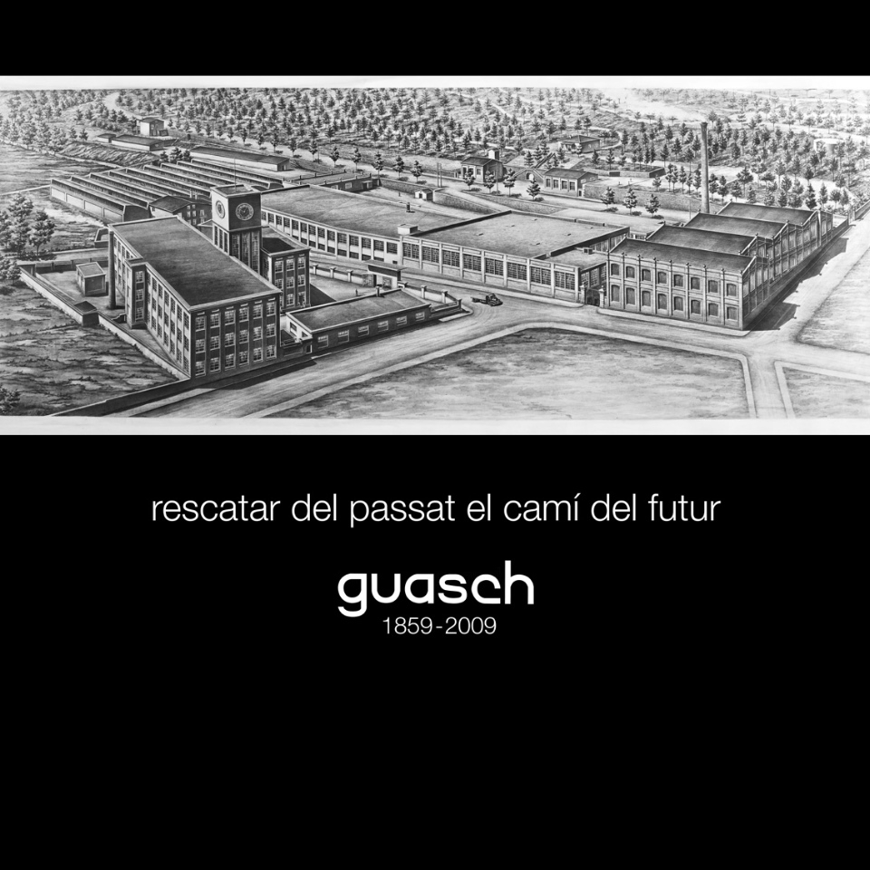 Imatge de la fàbrica Guasch, com era antigament