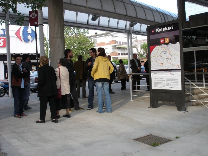 La nova parada del 'metro d'Igualada'