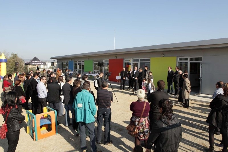 La primera inauguració de l'escola bressol, el 2010