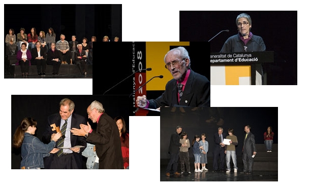 Els guardonats l'any 2008