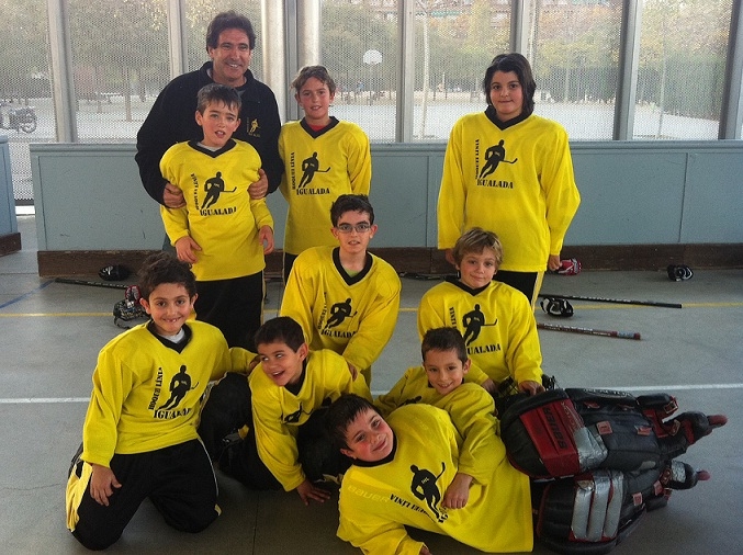 L'equip prebenjamí de l'IHL