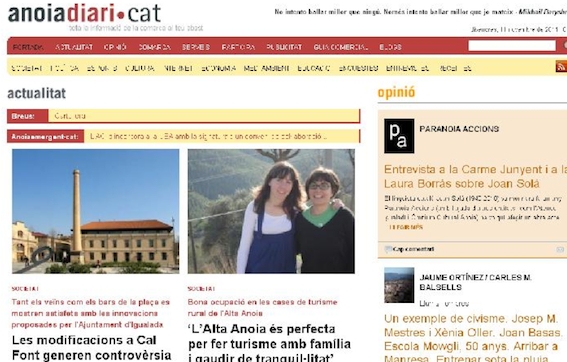 Portada de divendres a l'anoiadiari·cat