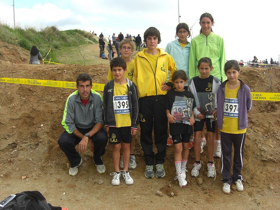 L'equip del CAI al Cros de Mataró