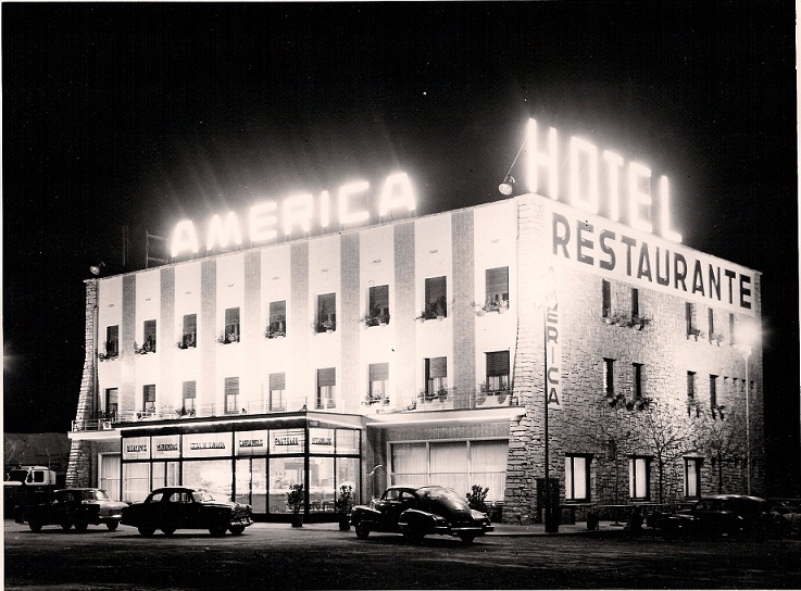 Imatge antiga de l'Hotel Amèrica