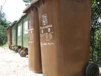 Els contenidors de recollida orgànica
