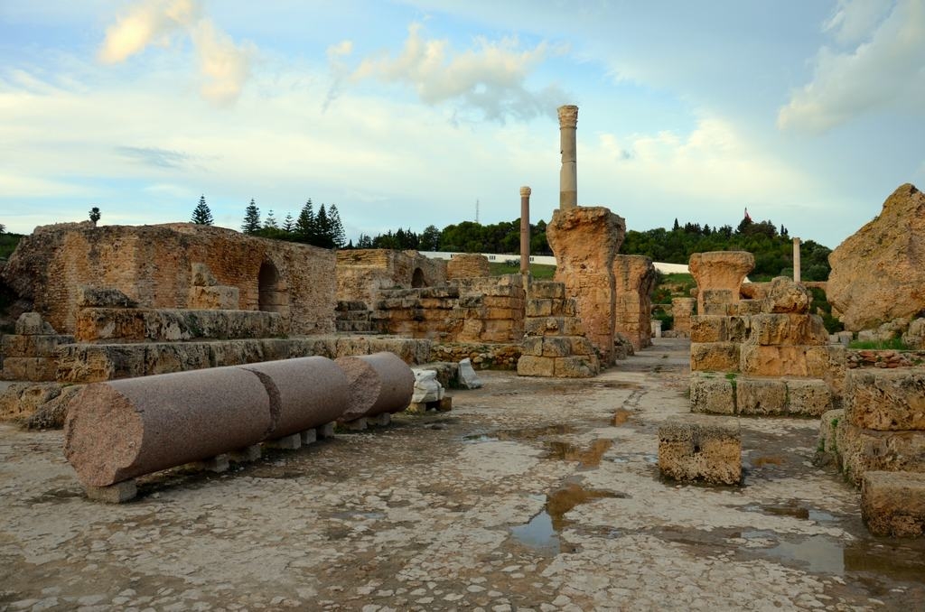 Les ruïnes de Cartago, Tunísia