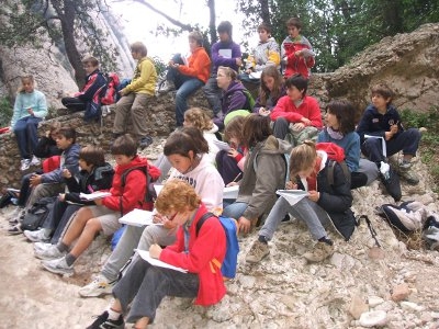 Les classes dels Isards i els Castors a Montserrat