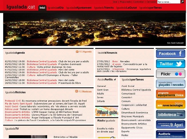 Pàgina web de l'Ajuntament