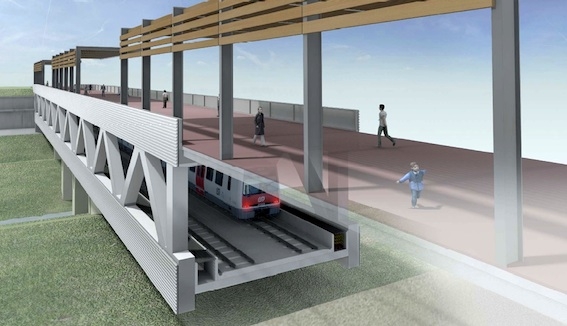 Plànol de com serà la futura estació