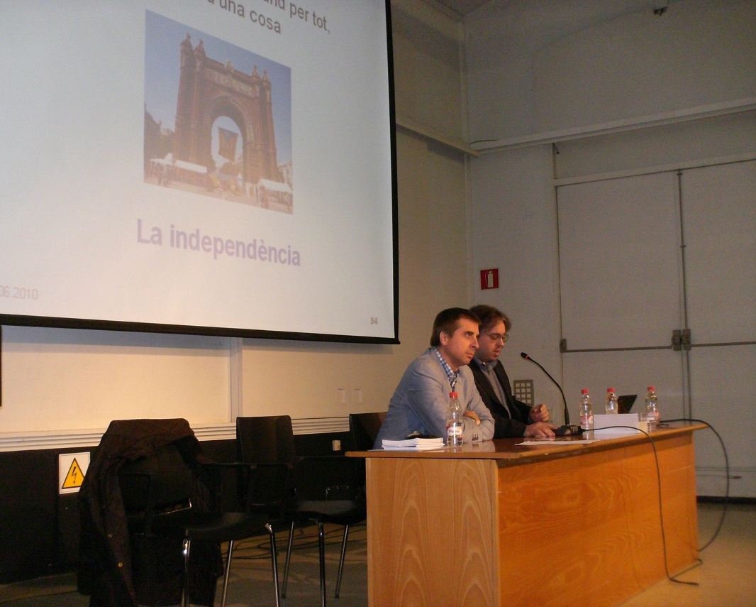 Jaume Gómez i Àlex Sànchez van conduir la presentació del CCN
