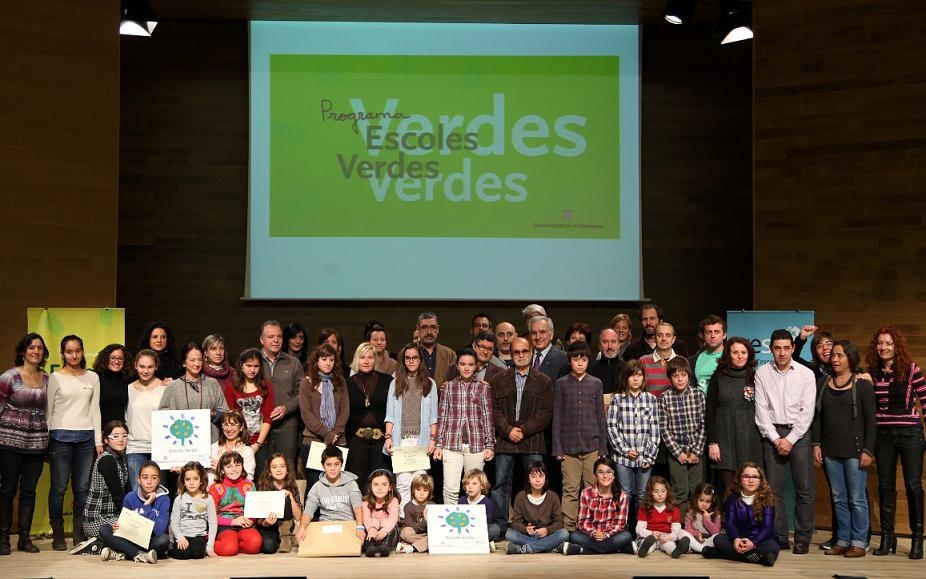 Acte de lliurament dels distintius del Programa Escoles Verdes
