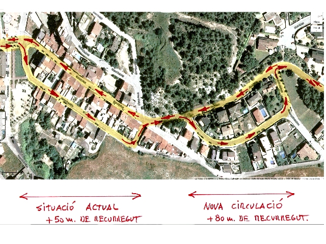 Plànol facilitat pels veïns