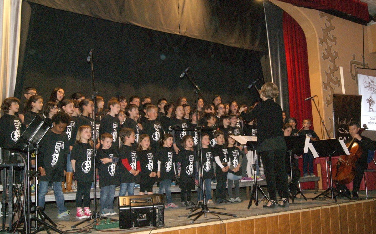 L'estrena de la cantata l'Auca del Mercat de Calaf