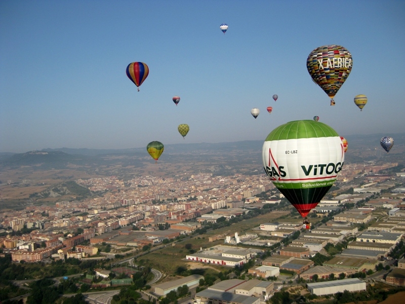 L'European Ballon Festival va convertir Igualada en capital dels globus