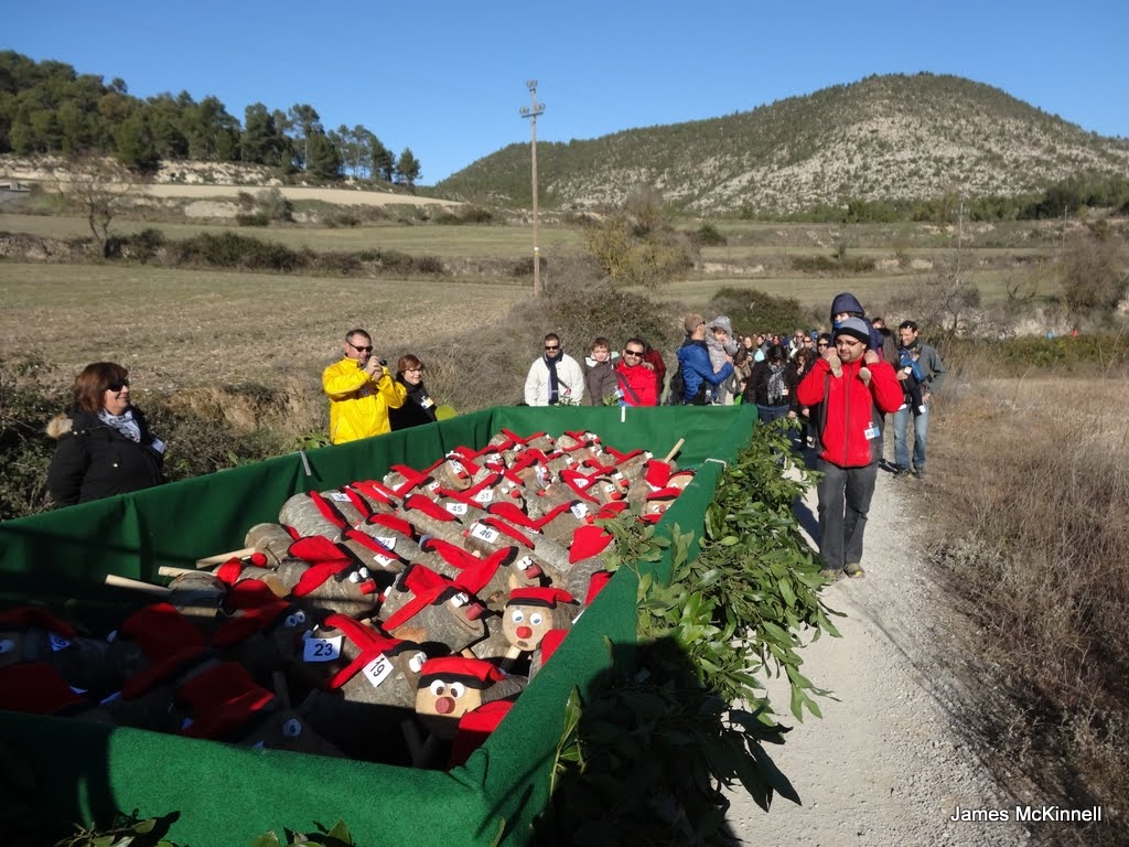 La Fira del Tió rep cada any visitants d'arreu de Catalunya