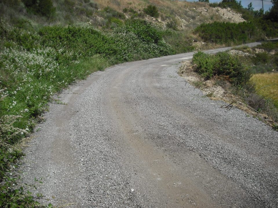 Camí de Cal Xicot Gros, dins el terme municipal de Jorba.