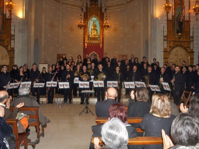 Interpretació del concert de la Missa en mi m de Bruckner, amb el Cor Bruckner i l'Orquestra Terres de Marca a Barcelona el passat 22 de desembre