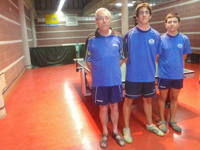 2a B territorial. D'esquerra a dreta, Ferran Sallent, Gerard Fuentes i Miquel Moriana
