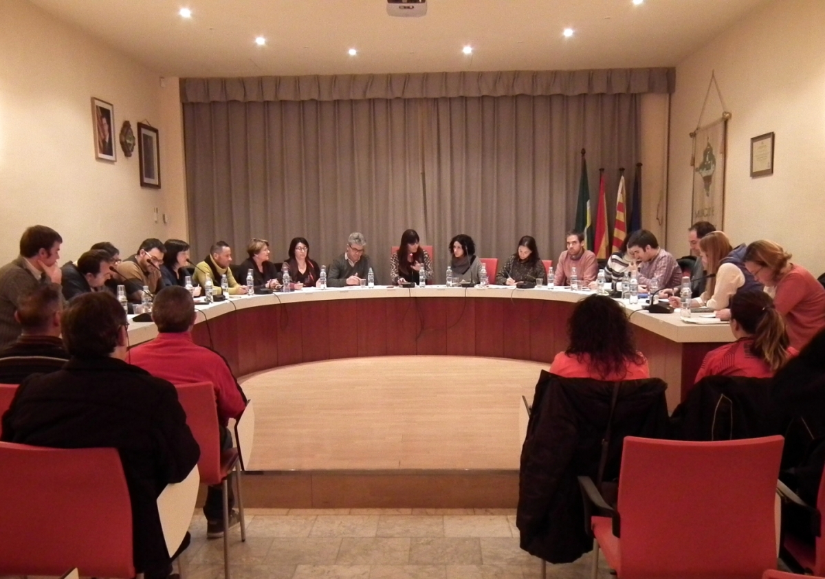 Sessió plenària de l'Ajuntament de Vilanova del Camí