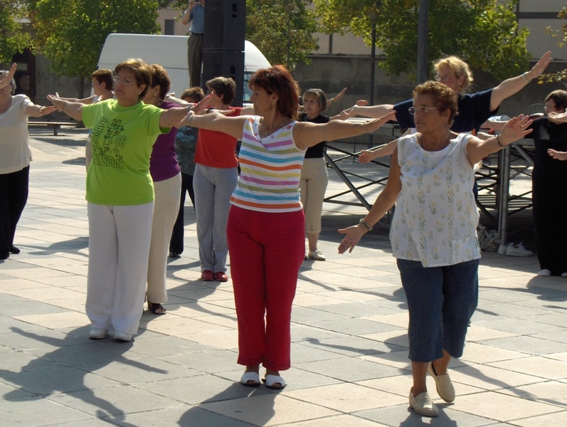 Taller de tai-txi a l'aire lliure