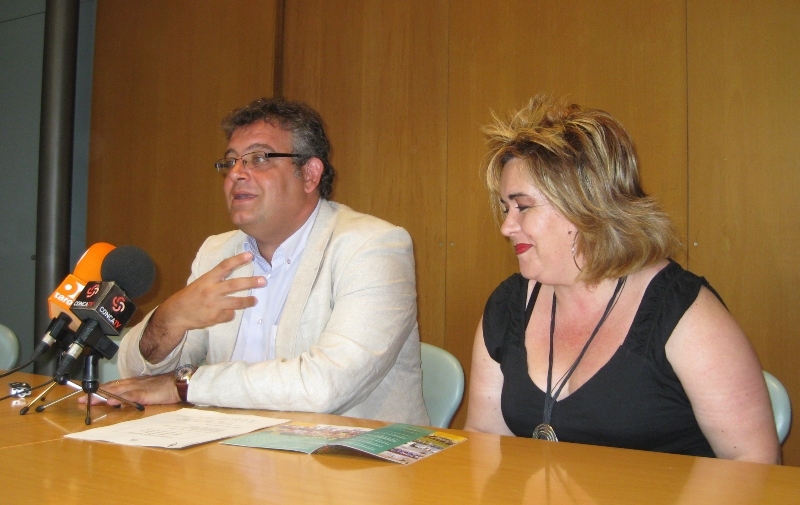 Teo Romero i la regidora de Festes, Sílvia Latorre
