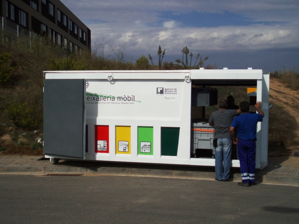La deixalleria mòbil de Masquefa