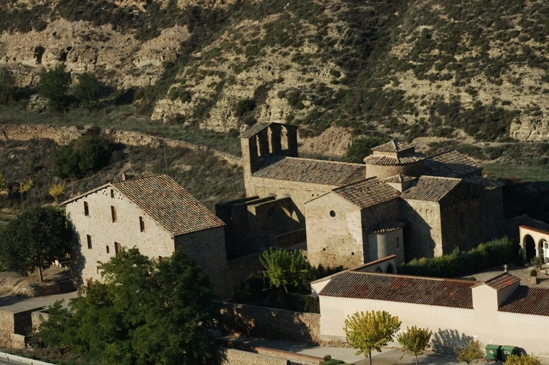 Vista del Priorat de Santa Maria