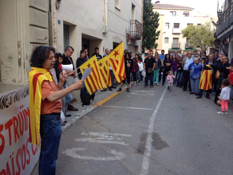 Els crits en contra de la monarquia espanyola també es van sentir a Capellades.