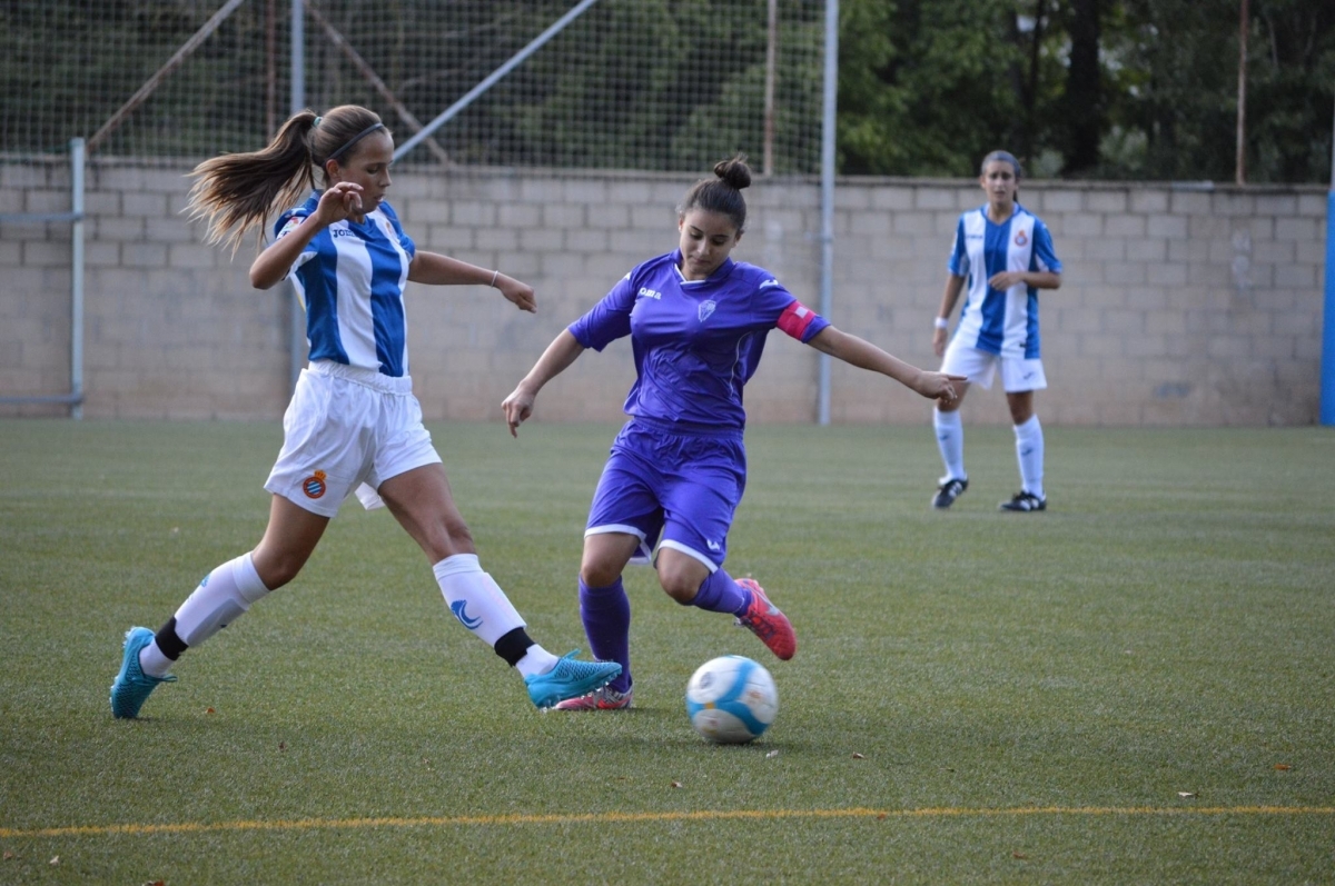 Imatge d'un partit de la Laura d'aquesta temporada amb l'Espanyol