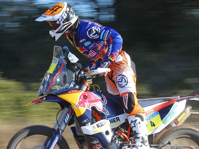 Jordi Viladoms en la tercera etapa del Dakar