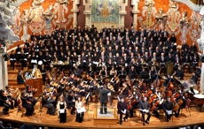 Interpretació de l'Oratori Mil Anys al Palau de la Música, el febrer de 2005