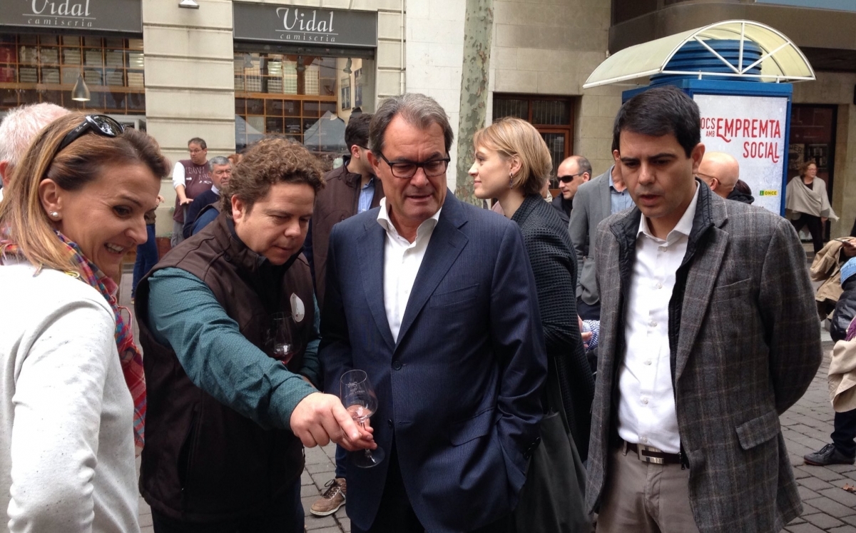 Mas ha participat en els actes d'inaguraci&oacute; a la fira.