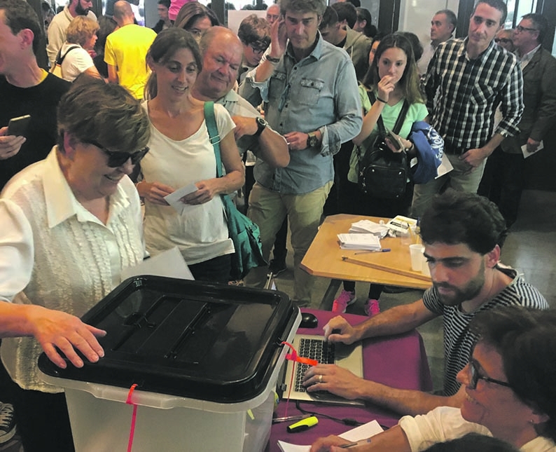 Els anoiencs van ser convocats a les urnes el passat 1 d'octubre, pel referèndum