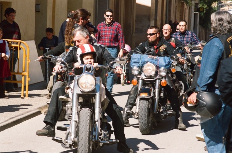 Trobada de Harleys a Tous l'any passat