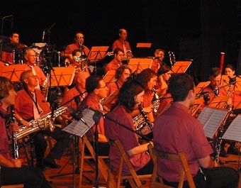 La big band en una imatge d'arxiu