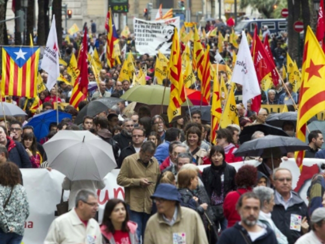 Manifestació al centre de València