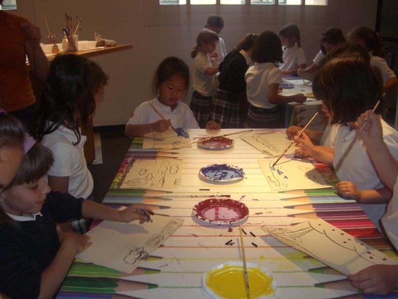 Les alumnes del Montclar, al Museu