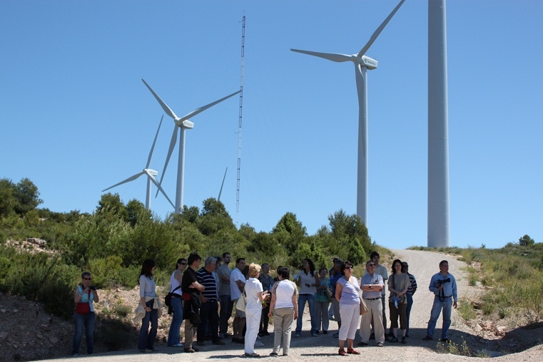 La visita al parc va comptar amb assistents de moltes edats diferents