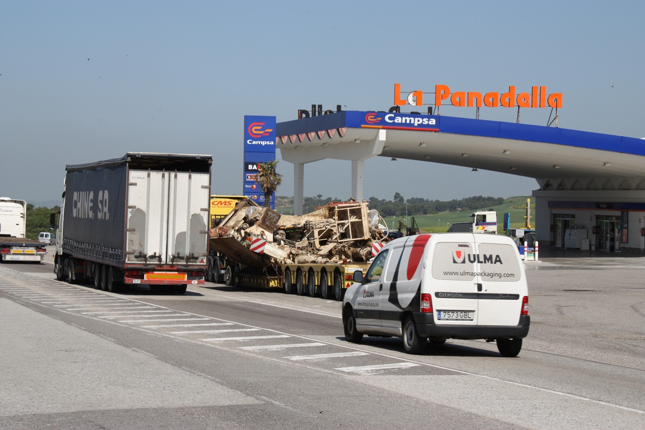 La N-II a l´alçada de la Panadella amb vehicles circulant direcció Lleida - ACN