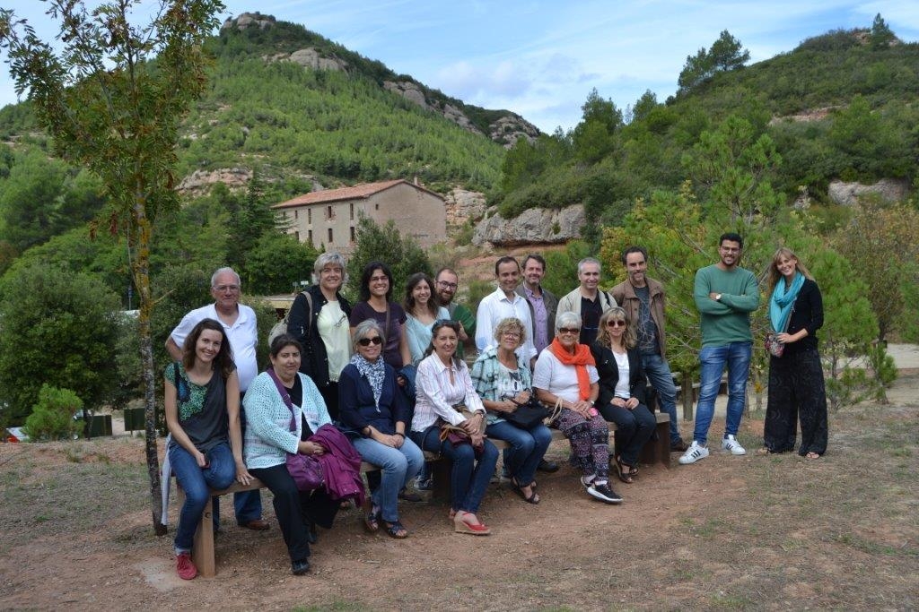 Els participants, en la foto a Can Maçana