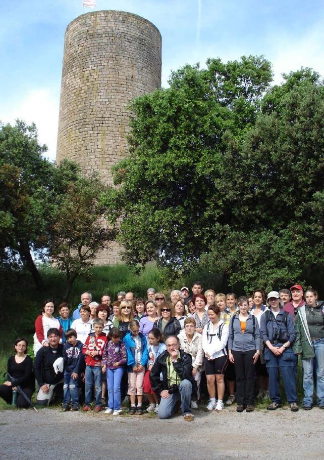 Els participants, a la torre de la Manresana