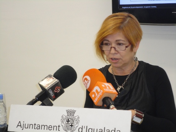 M.Àngels Gabarró, regidora de Desenvolupament, Ocupació i Comerç